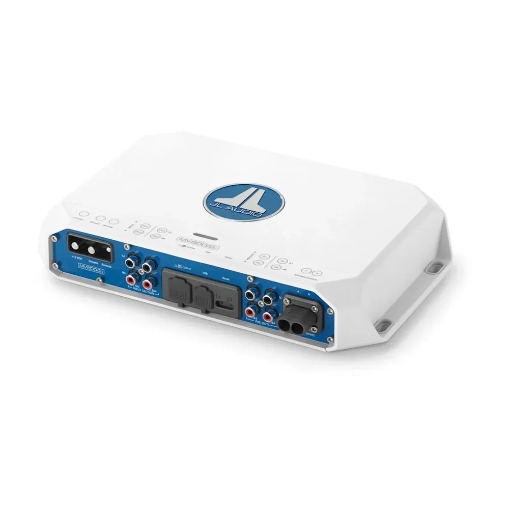 JL Audio MVi Marine Amplifikatörü - 2 Kanallı Tam Aralıklı Deniz Amplifikatörü (600 watt) resmi