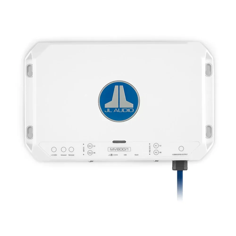 JL Audio MVi Marine Amplifikatörü - 1 Kanallı Tam Aralıklı Deniz Amplifikatörü (600 watt) resmi
