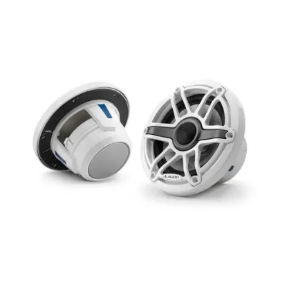 JL Audio M6 Marine Hoparlörleri - 6.5" Beyaz spor ızgaralı resmi