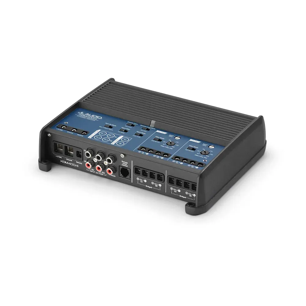 JL Audio XDM Araç ve Marine Amplifikatörü - 4 Kanallı Tam Aralık Araç ve Marine Amplifikatörü (400 W) resmi