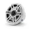 JL Audio M6 Marine Hoparlörleri - 7.7" Beyaz spor ızgaralı resmi