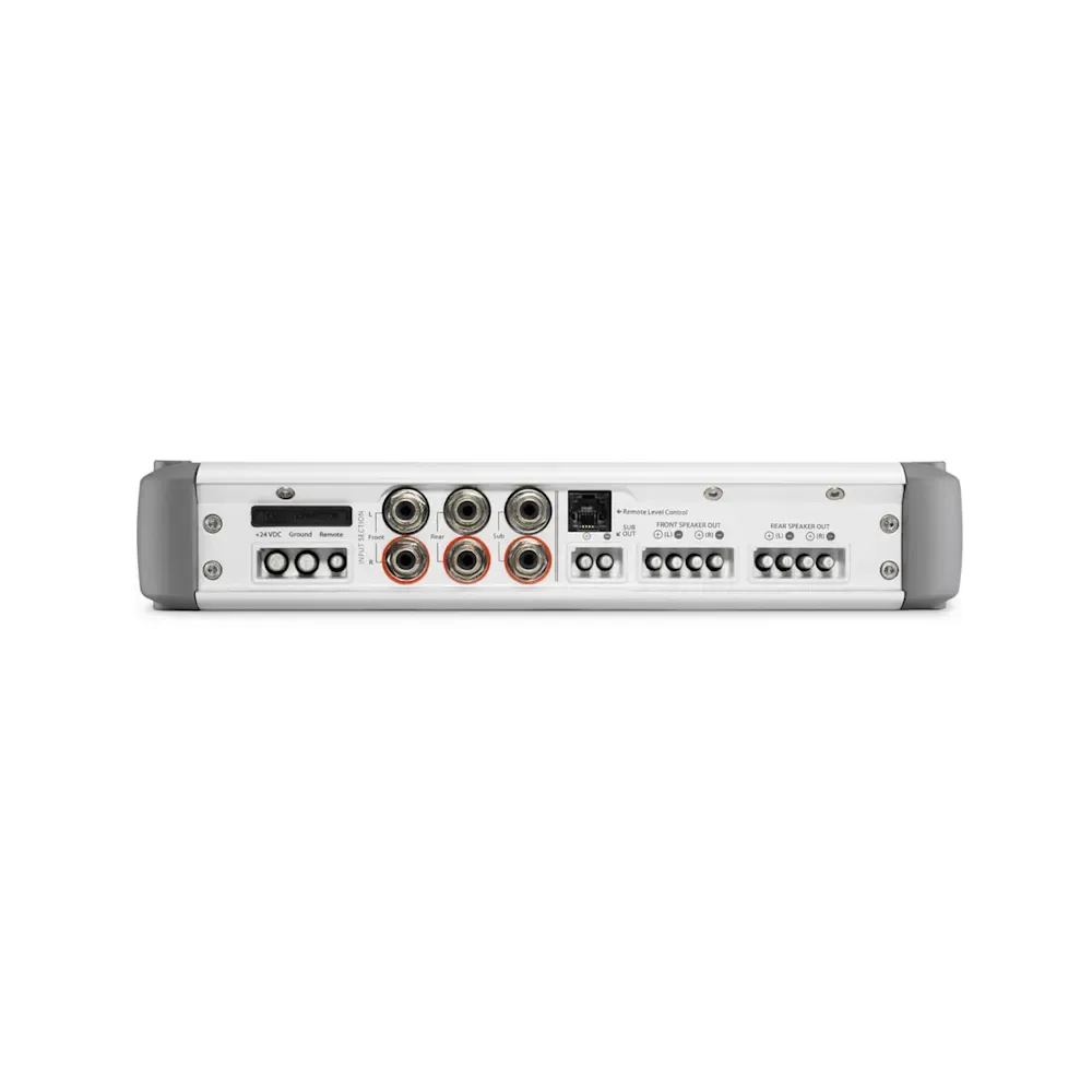 JL Audio MHD Marine Amplifikatörü - 5 Kanallı Tam Aralık Marine Amplifikatörü (24 V Sistemler için 900 W) resmi