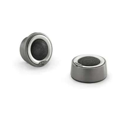 JL Audio M6 Marine Bileşenli Tweeter - 1" gri montaj kapakları ve titanyum trim halkalı resmi