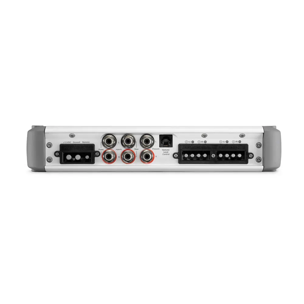 JL Audio MHD Marine Amplifikatörü - 4 Kanallı Tam Aralık Marine Amplifikatörü (600 W) resmi