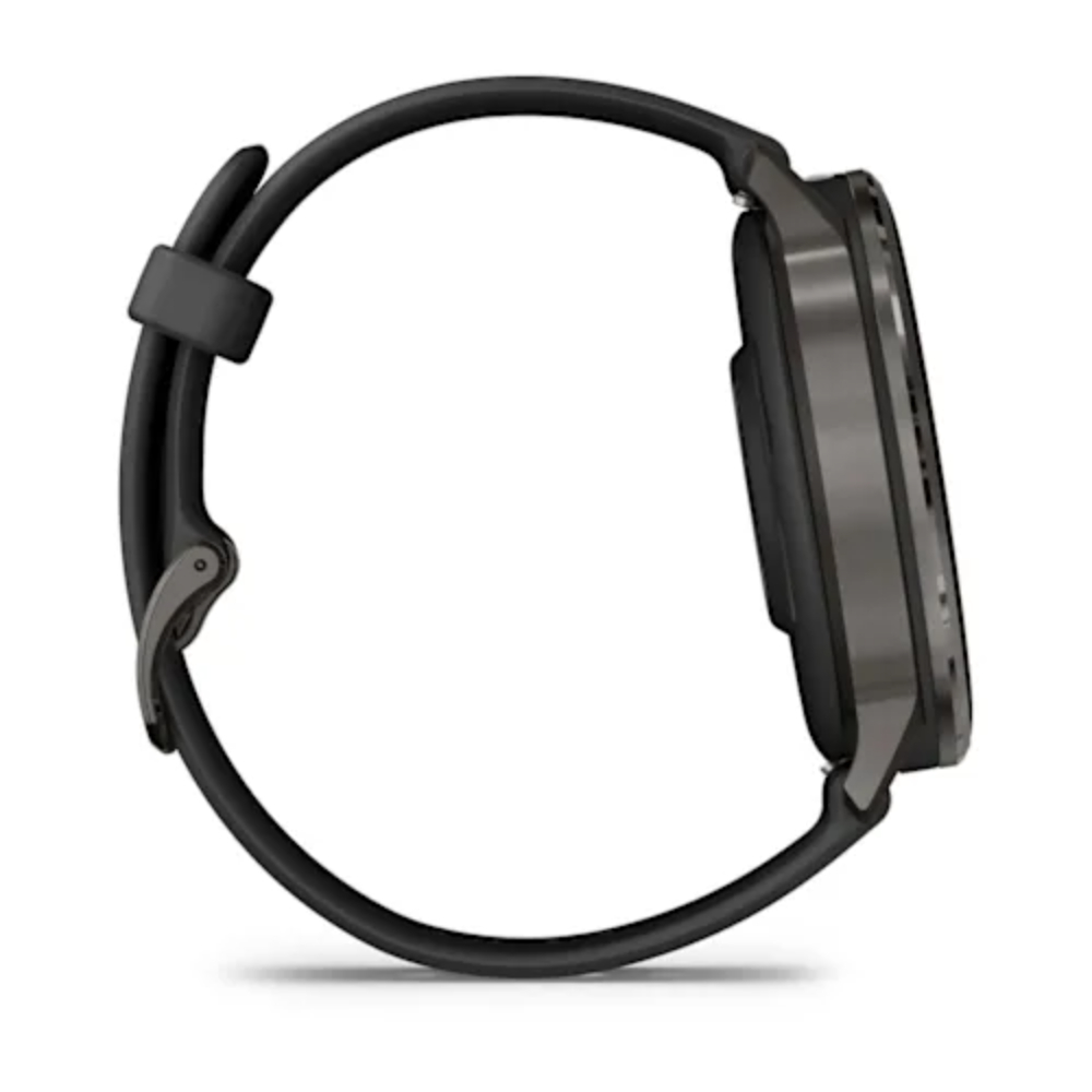 Venu 4 - 45 mm - Siyah Silikon Kayışlı  resmi