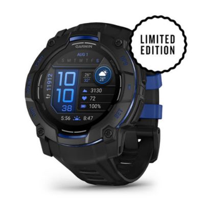 Instinct 3 - 50 mm AMOLED - Siyah Mavi  resmi