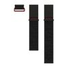 Quick Release 24 mm Yedek Kayış - Siyah ComfortFit Naylon resmi