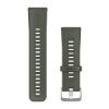 Quick Release 24 mm Yedek Kayış - Moss Silikon  resmi