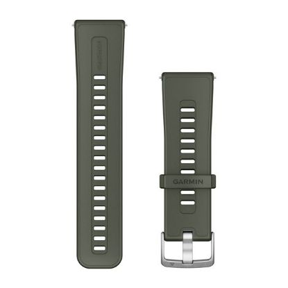 Quick Release 24 mm Yedek Kayış - Moss Silikon  resmi