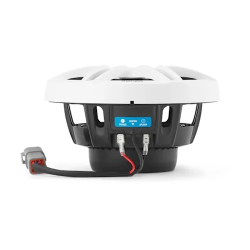Clarion CMSP Marine Hoparlörleri - 7.7" LED'li ve Beyaz ve Gri Spor Izgaralı (CMSP 771 RGB SWG) resmi
