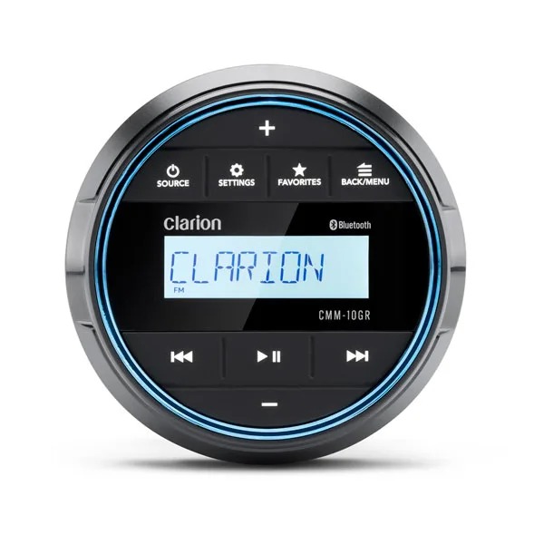 Clarion Marine Kompakt Stereo Teyp - 3" Gösterge Deliği ve LCD Ekran (CMM 10GR) resmi