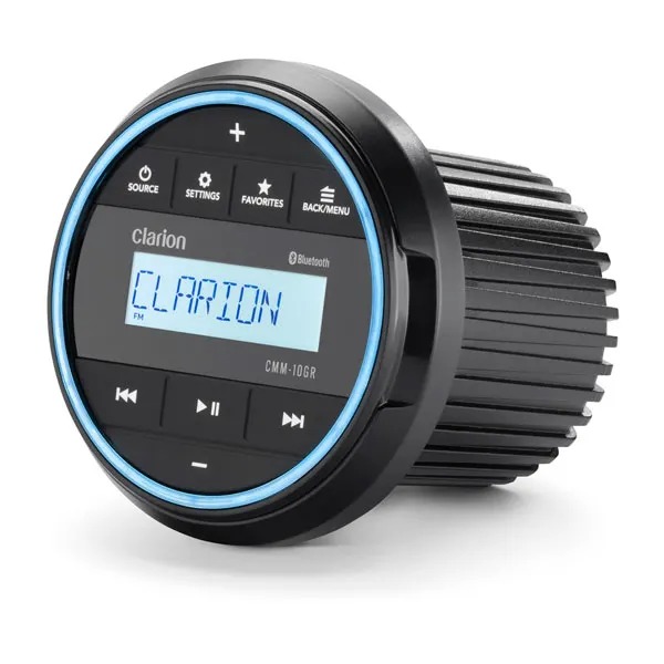 Clarion Marine Kompakt Stereo Teyp - 3" Gösterge Deliği ve LCD Ekran (CMM 10GR) resmi