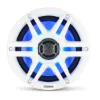 Clarion Marine Hoparlörleri - 6,5" LED Beyaz ve Siyah Spor Izgaralı (CMS 651 RGB SWB) resmi