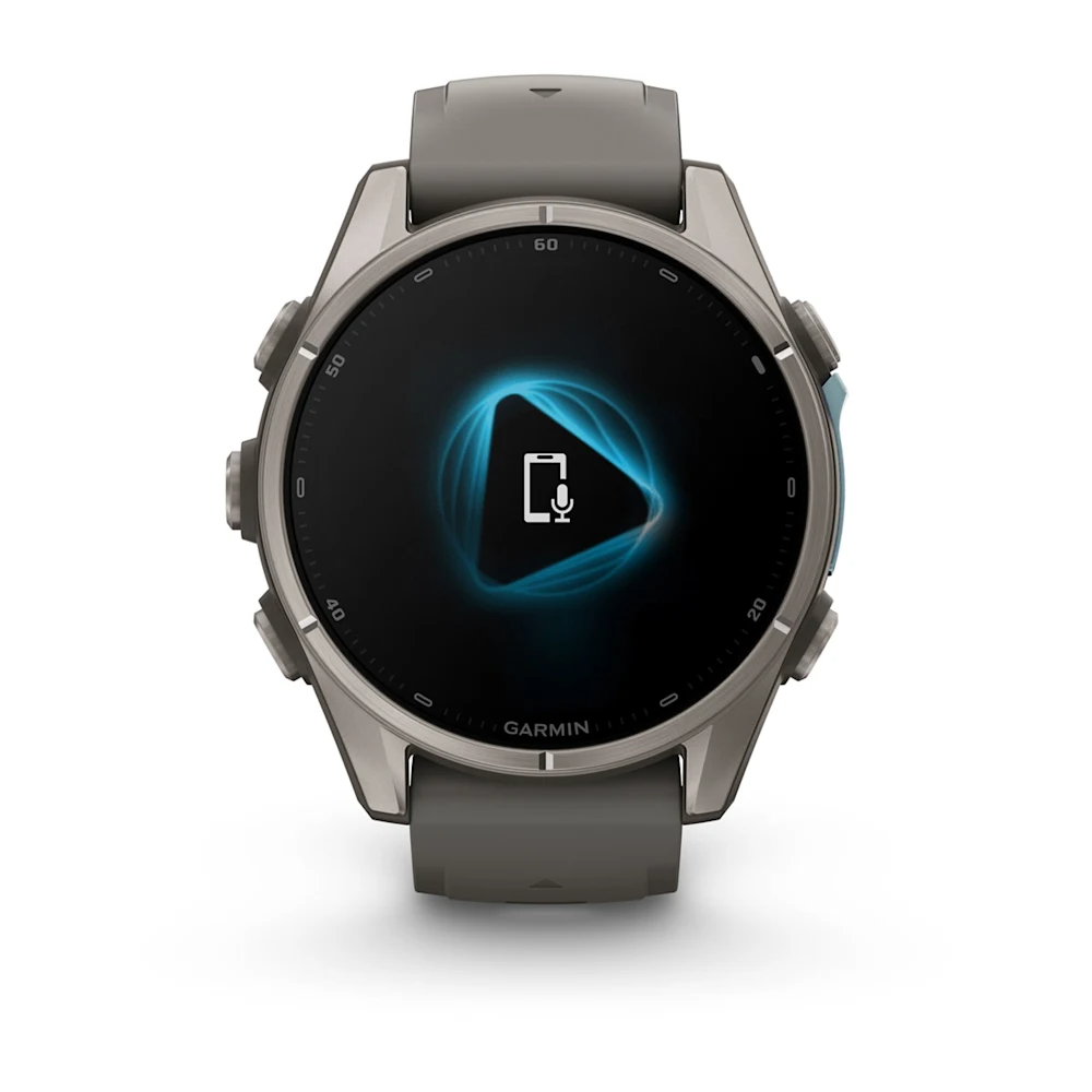 fenix 9 – 43mm - Titanyum, Çakıl Grisi Silikon Kayışlı resmi