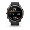 fenix 9 Pro – 51 mm - Karbon Gri DLC Titanyum, Siyah Silikon Kayışlı resmi