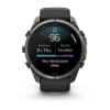 fenix 9 Pro – 51 mm - Karbon Gri DLC Titanyum, Siyah Silikon Kayışlı resmi