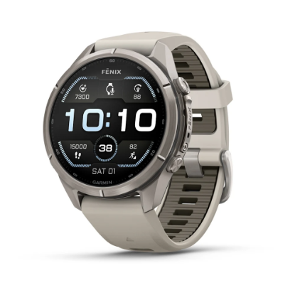 fenix 9 Pro – 43 mm - Titanyum, Gri Silikon Kayışlı resmi
