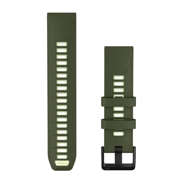 QuickFit 22 mm Yedek Kayış - Olive Drab/Citron  resmi