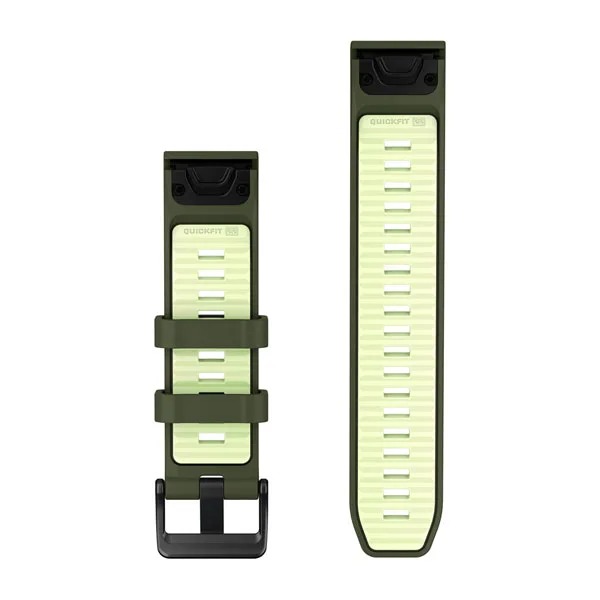 QuickFit 22 mm Yedek Kayış - Olive Drab/Citron  resmi