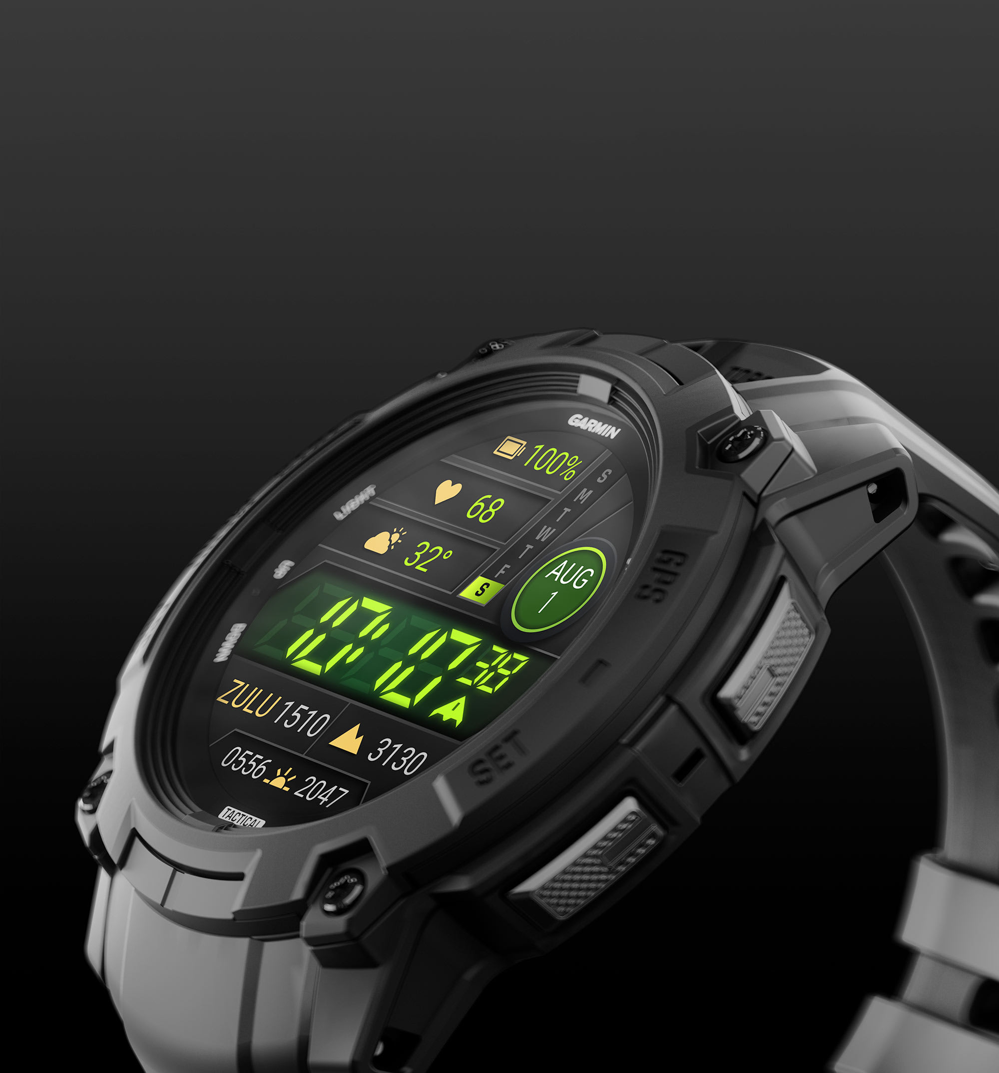 Instinct 3 – 50 mm, AMOLED, Tactical Edition