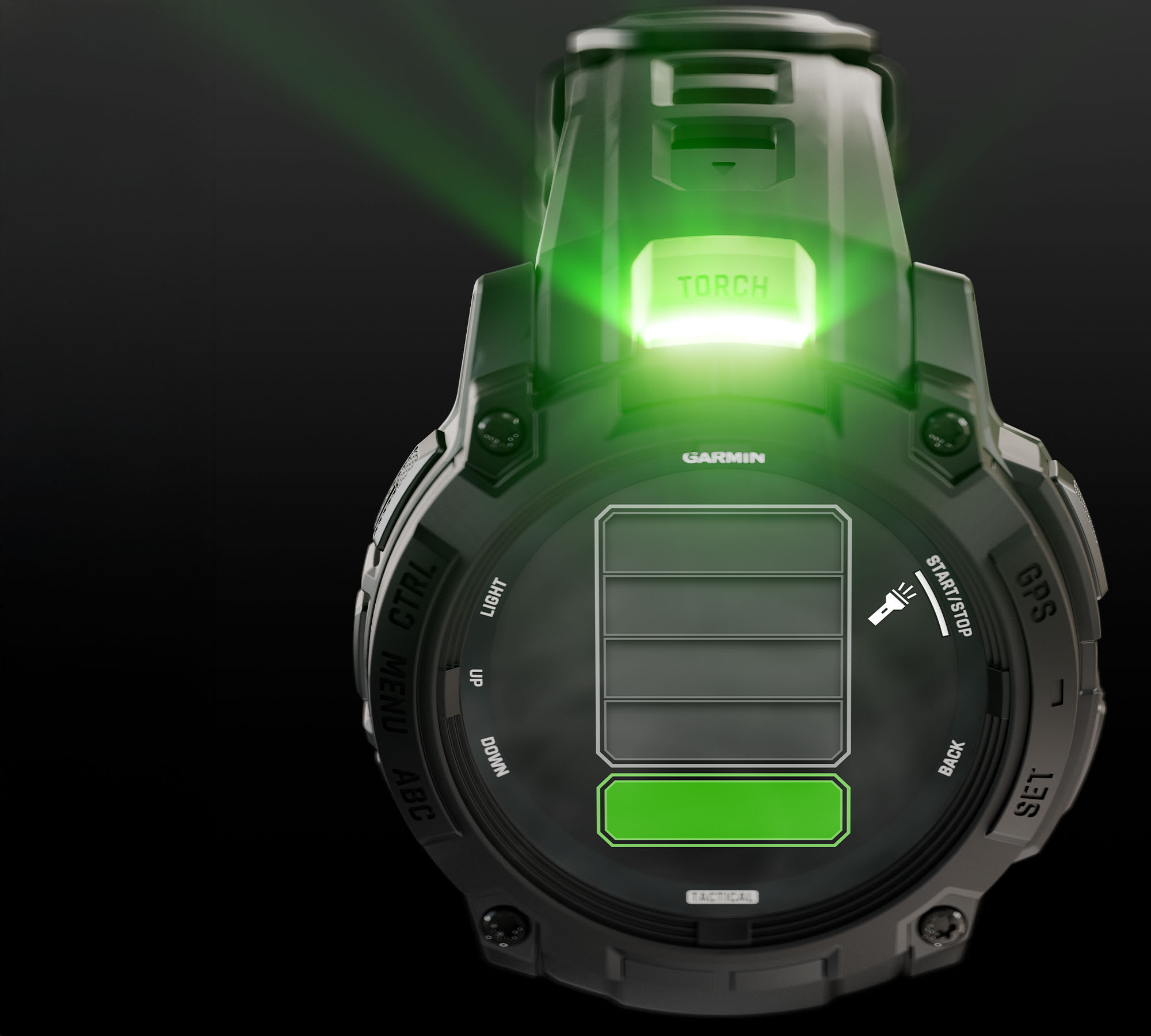 Instinct 3 – 50 mm, AMOLED, Tactical Edition