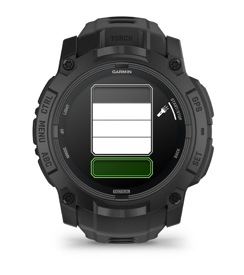 Instinct 3 – 50 mm, AMOLED, Tactical Edition