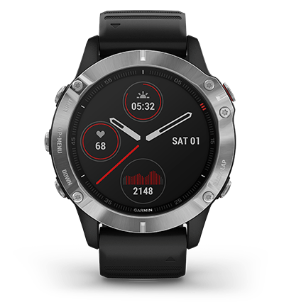 Garmin fenix 6 gümüş