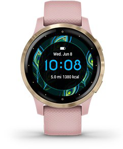 Garmin Turkiye Garmin vivoactive 4s Rose Gold Beyaz
